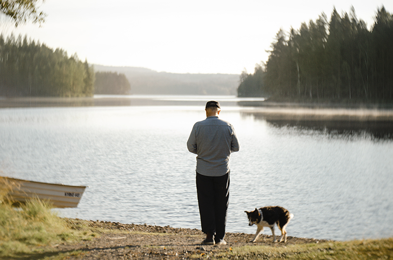 Sup & sunset, camping with the Volkswagen California in Sweden, paddling the lake, www.Fenne.be /www.DOGvision.eu