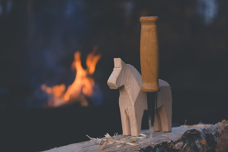 Dala häst/ Dala Horse/ woodcarving