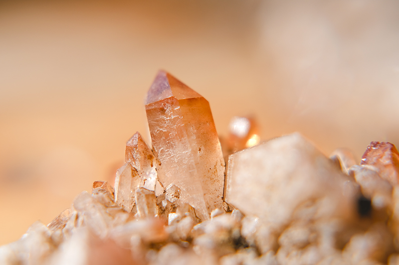 Macro photography crystals