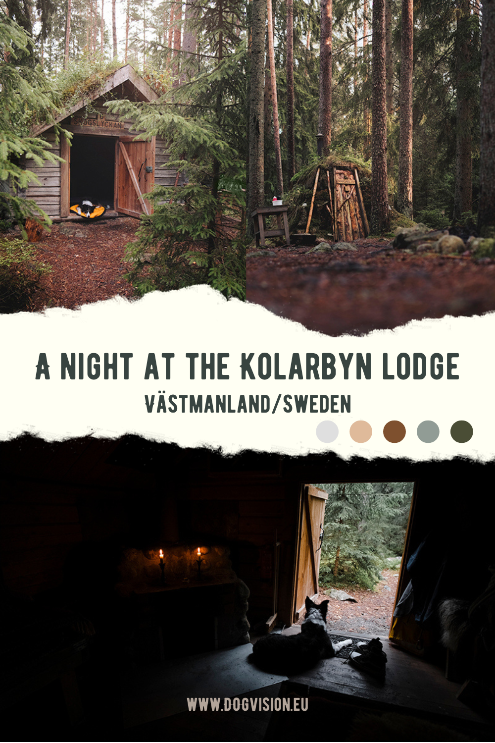 Traveling and camping with dogs, Kolarbyn eco lodge Sweden, primitive cabins, Border Collie, dog photography, www.DOGvision.eu