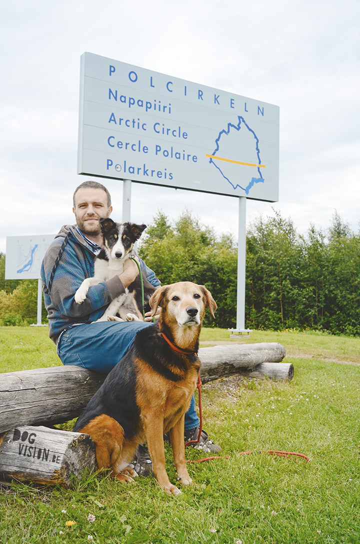 Road trip with dogs | puppy Mogwai on her way to North Cape (Norway) | dog photography | www.DOGvision.be