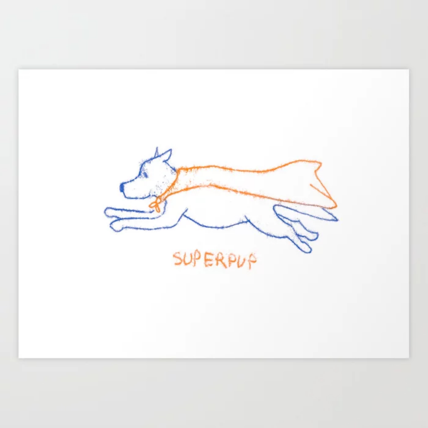 DOGvision, Fenne Kustermans, gifts for dog lovers, art prints, and wall art for dog lovers, www.DOGvision.eu - society6.com/dogvision