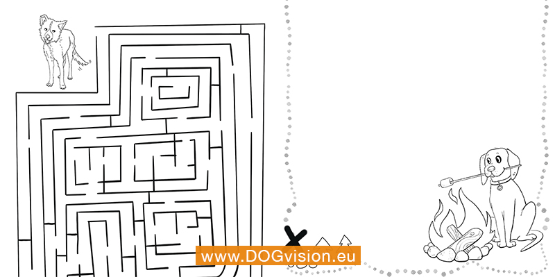 DOGvision free printable dog drawings. coloring pages dogs, www.DOGvision.eu
