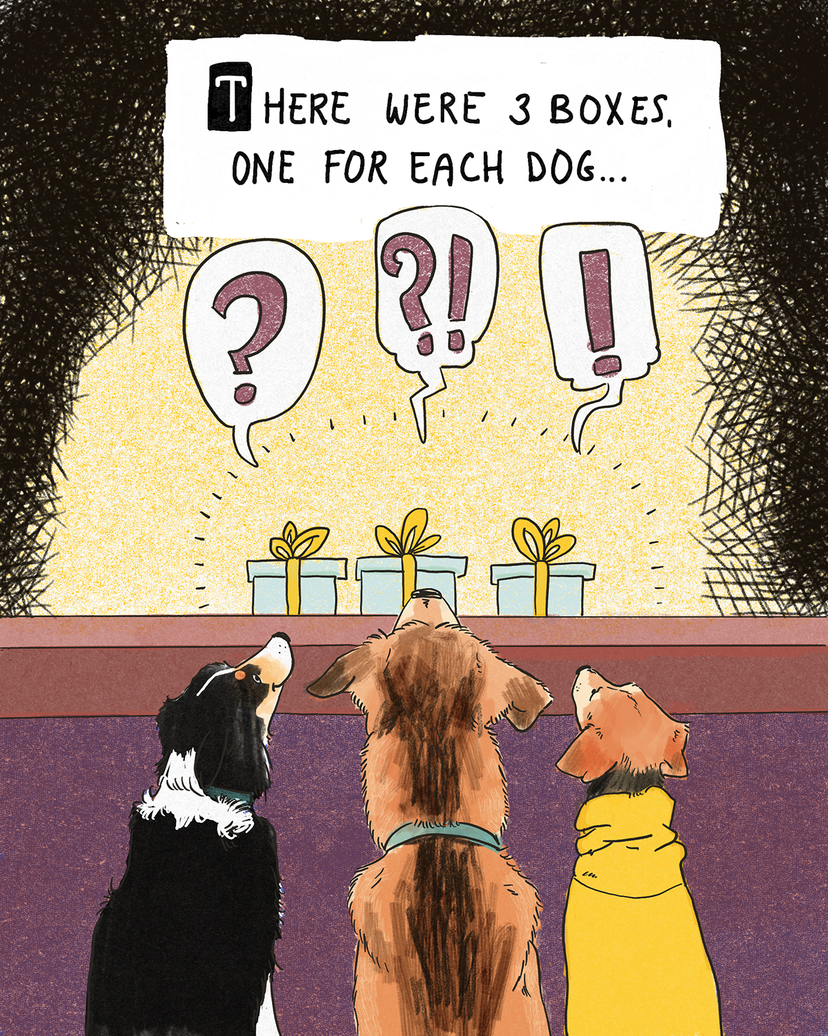 Tractive smart tracker with GPS, dog illustration, www.DOGvision.eu