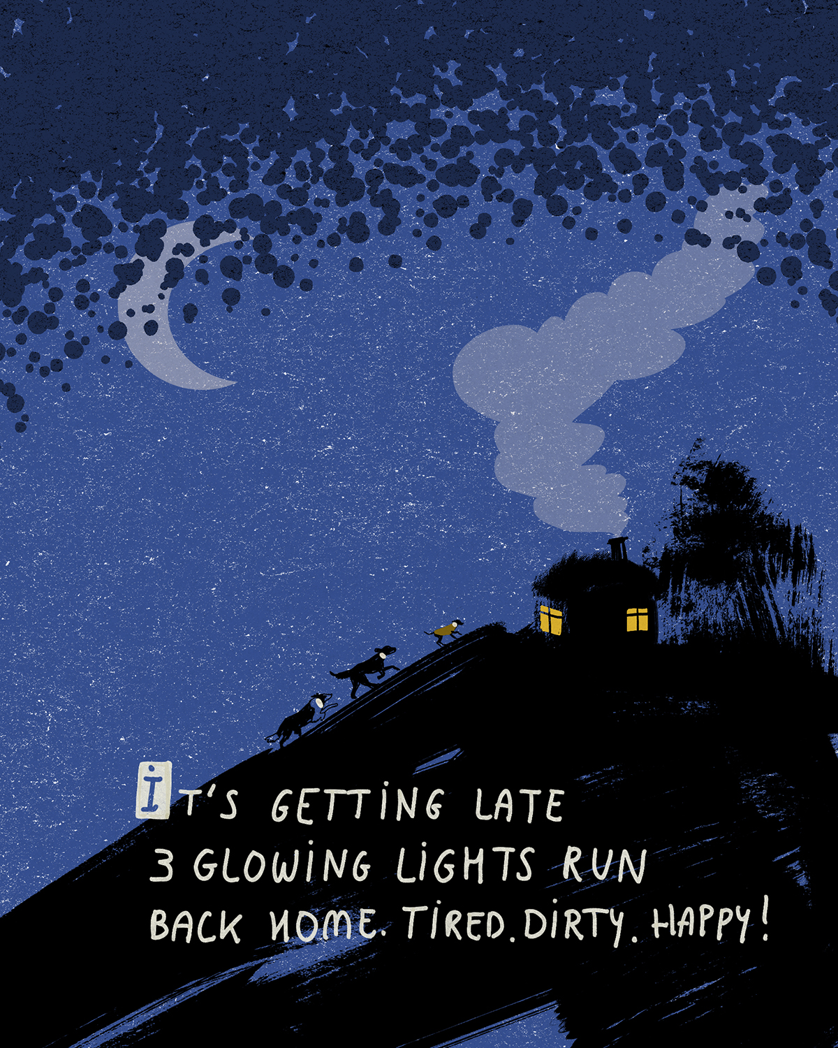 Tractive smart tracker with GPS, dog illustration, www.DOGvision.eu