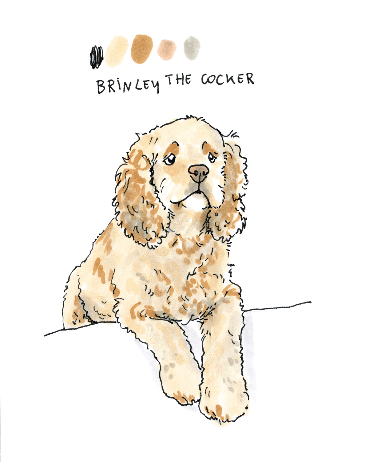 100 days of drawing dogs, creative challenge, www.DOGvision.eu