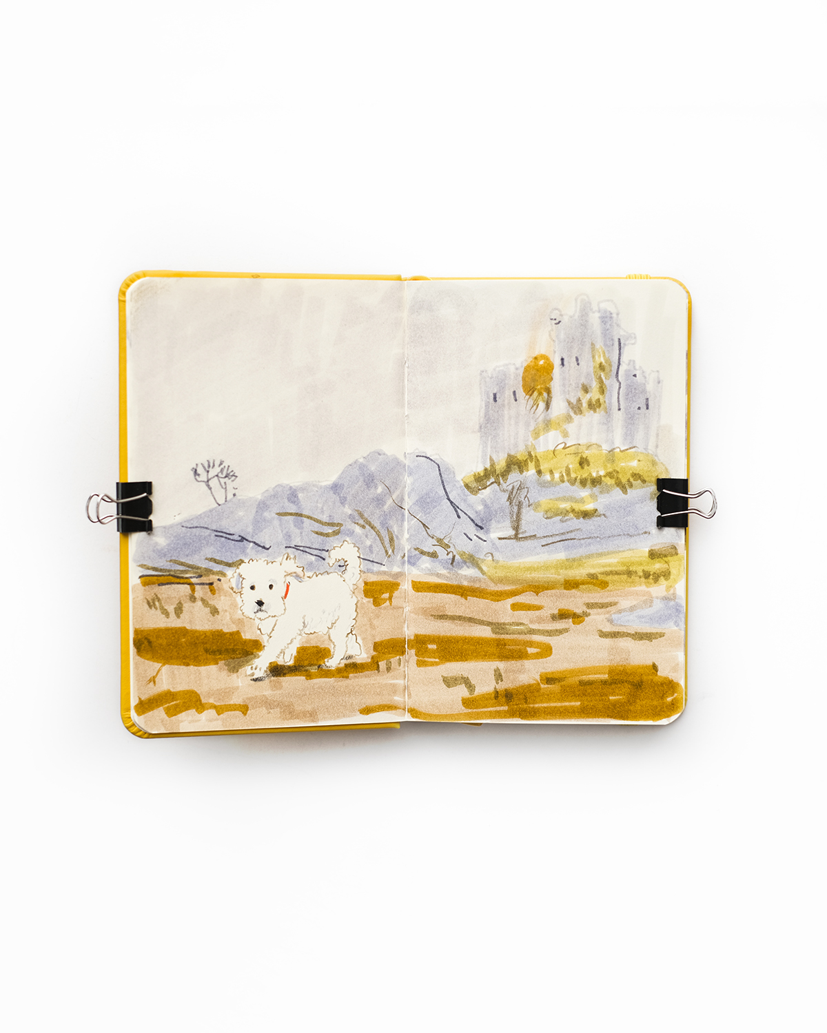 sketching dogs, Royal Talens sketchbook, www.DOGvision.eu