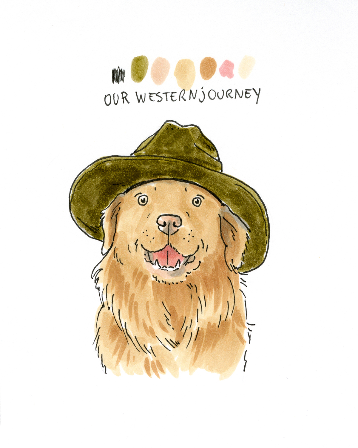 100 day project, drawing one dog a day, dog illustration, www.DOGvision.eu